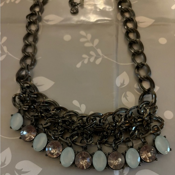 SIMPLY VERA VERA WANG Gunmetal & Crystal Necklace - Picture 4 of 7